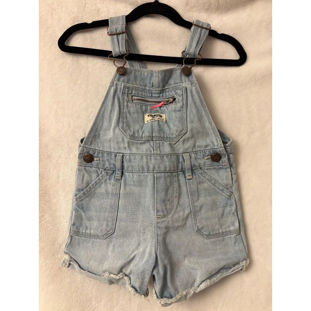 Girls Toddler OSHKOSH B'GOSH Bib Overall Shorts - Size 2T